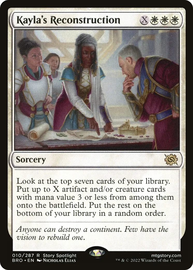 Kayla's Reconstruction — The Brothers' War — Magic: The Gathering