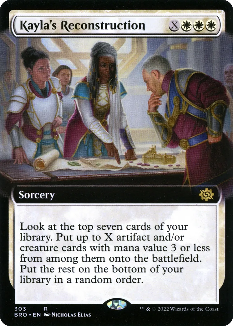 Kayla's Reconstruction from The Brothers' War - Magic: The Gathering