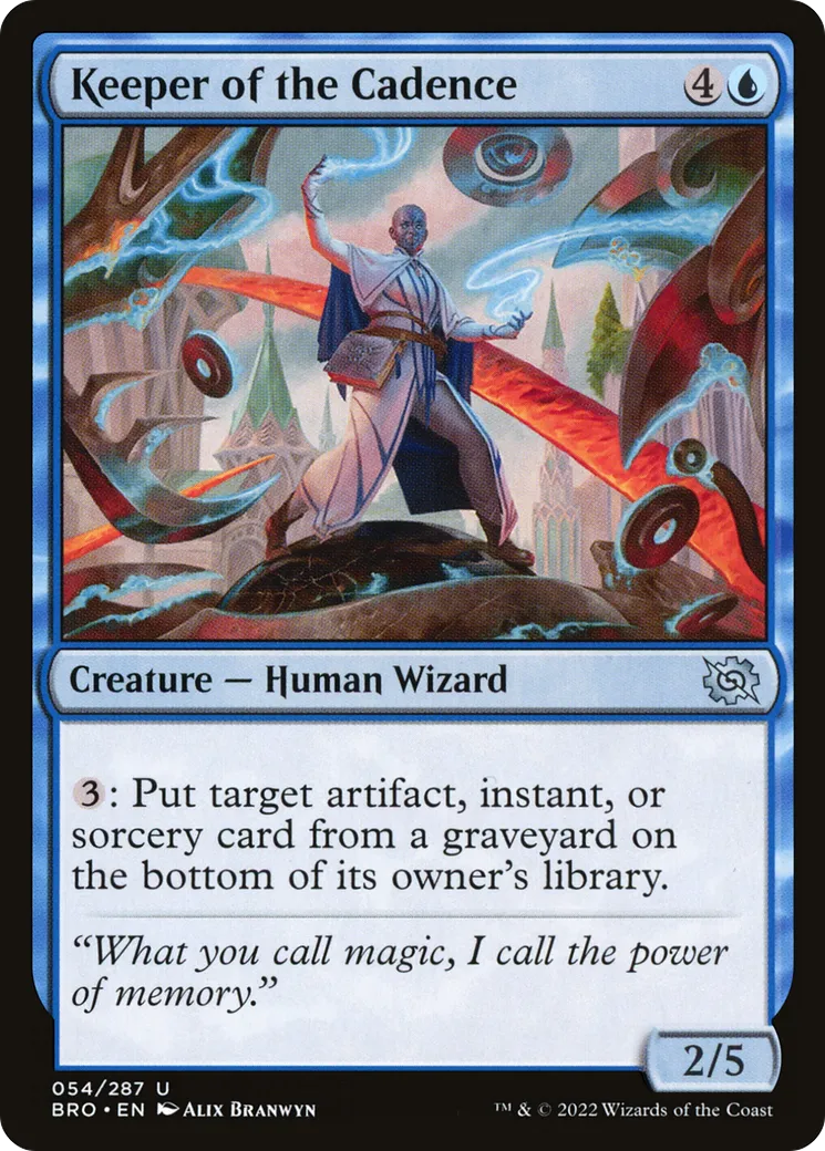 Keeper of the Cadence — The Brothers' War — Magic: The Gathering