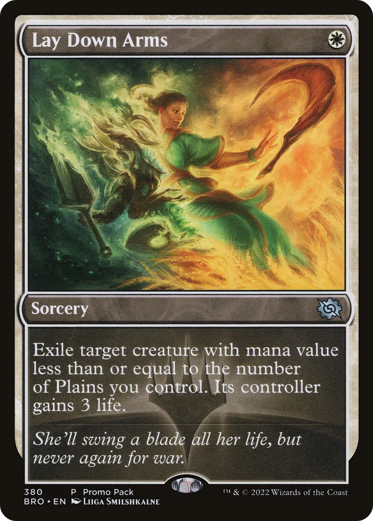 Déposer les armes — The Brothers' War — Magic: The Gathering