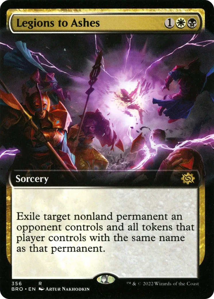 Legions to Ashes — The Brothers' War — Magic: The Gathering