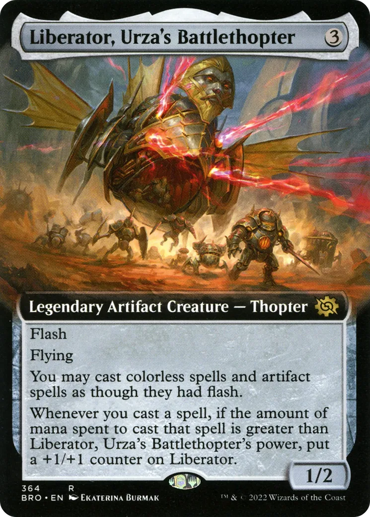 Libérateur, mécanoptère de combat d'Urza — The Brothers' War — Magic: The Gathering