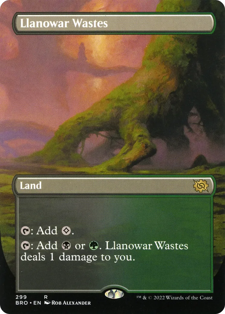 Llanowar Wastes — The Brothers' War — Magic: The Gathering
