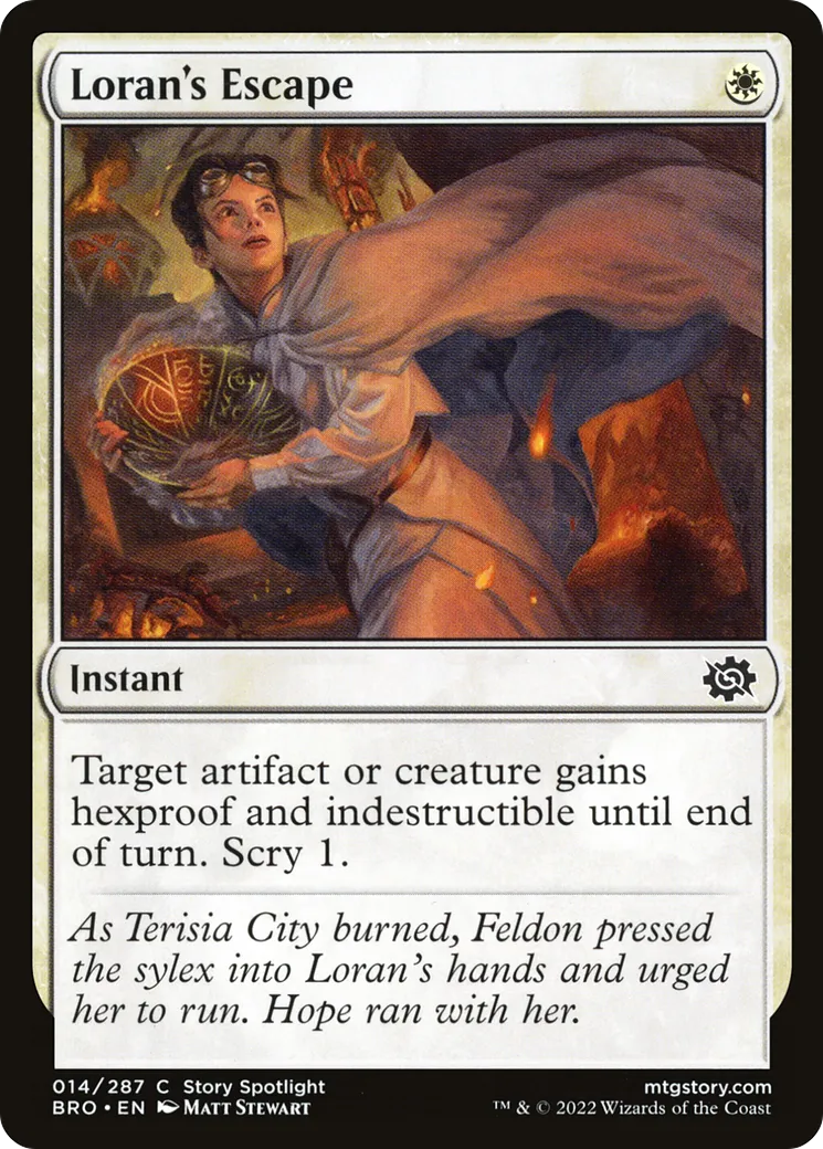 Fuite de Loran — The Brothers' War — Magic: The Gathering