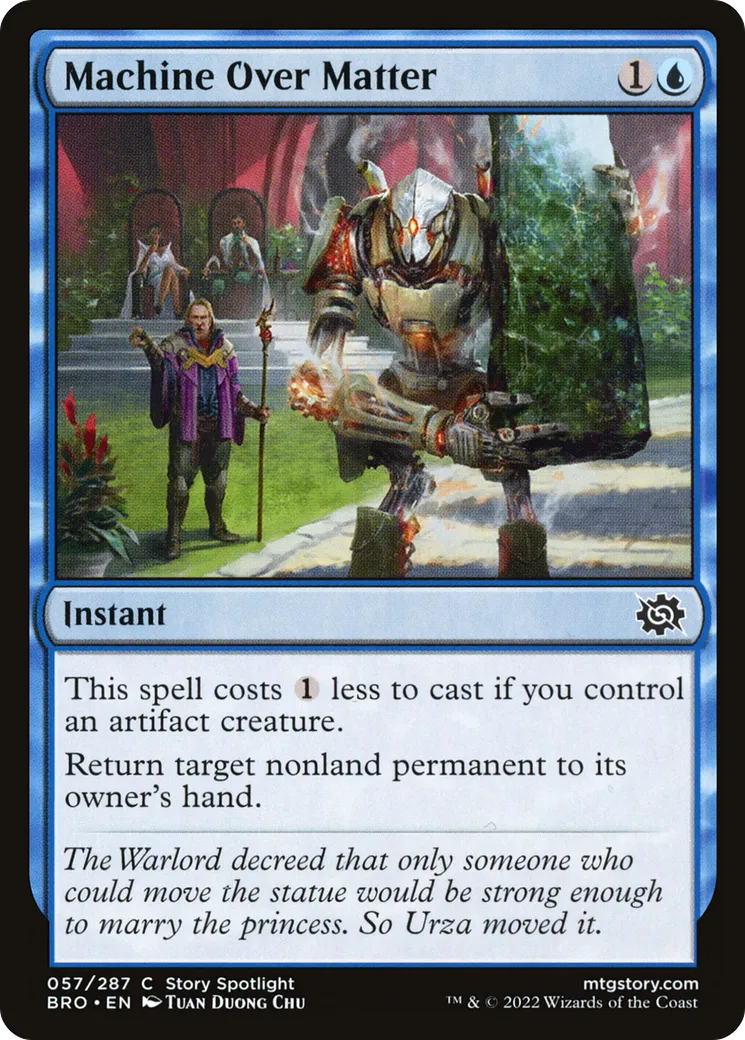 Machine Over Matter — The Brothers' War — Magic: The Gathering