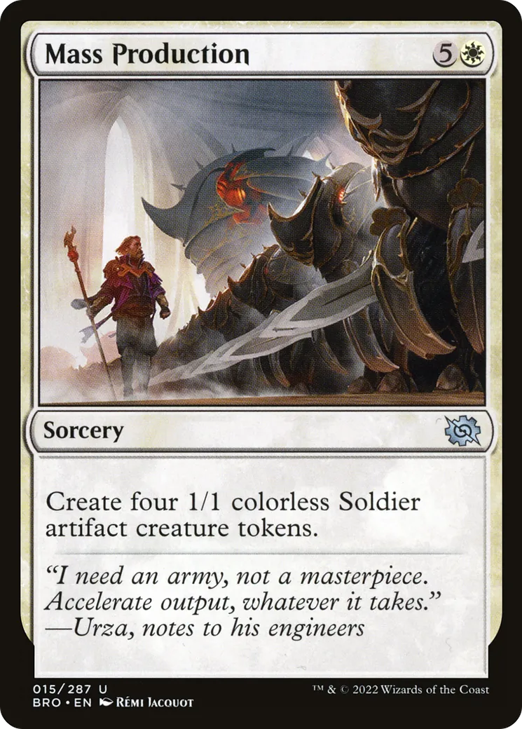 Mass Production — The Brothers' War — Magic: The Gathering