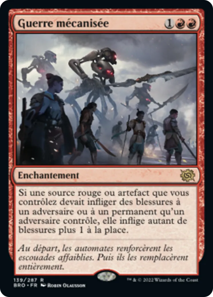 Guerre mécanisée — The Brothers' War — Magic: The Gathering