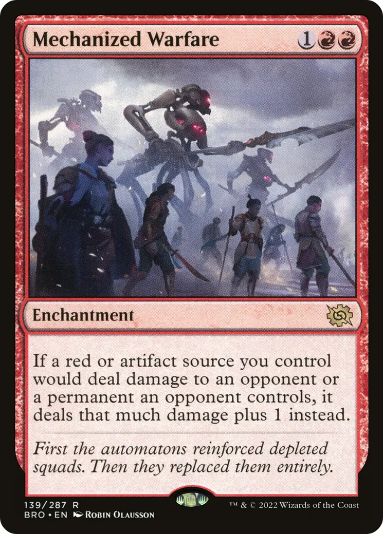 Mechanized Warfare — The Brothers' War — Magic: The Gathering