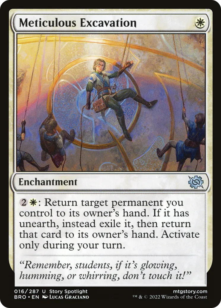 Excavation méticuleuse — The Brothers' War — Magic: The Gathering
