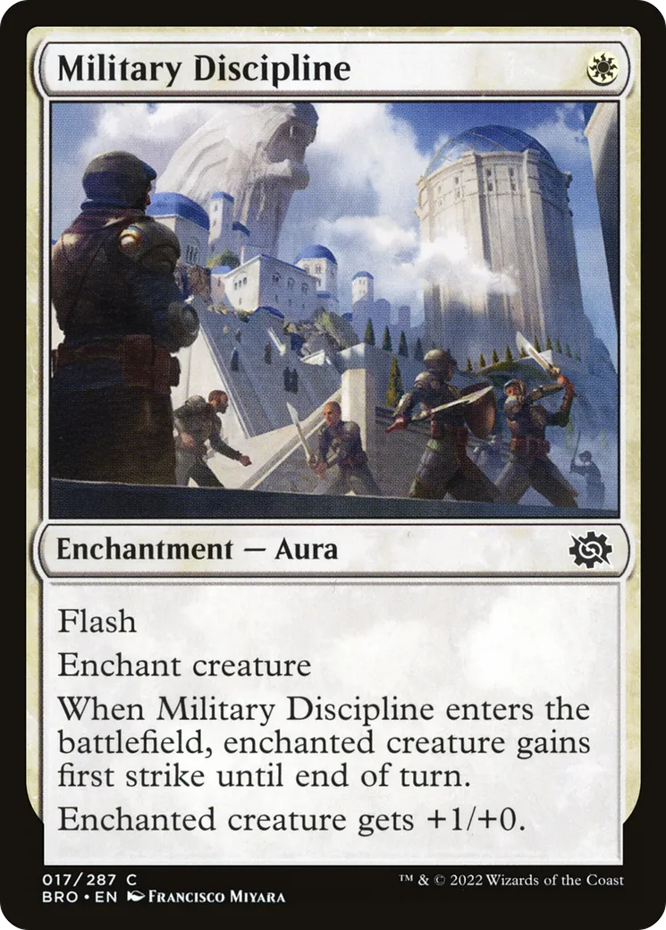 Discipline militaire — The Brothers' War — Magic: The Gathering