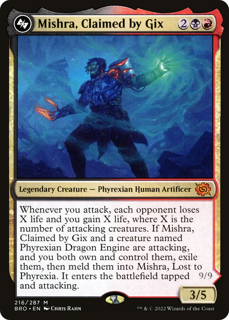 Mishra, arrogé par Gix — The Brothers' War — Magic: The Gathering
