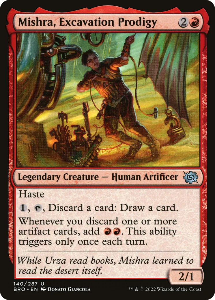 Mishra, prodige excavateur — The Brothers' War — Magic: The Gathering