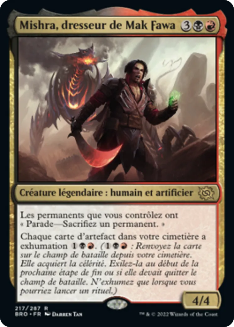 Mishra, dresseur de Mak Fawa — The Brothers' War — Magic: The Gathering