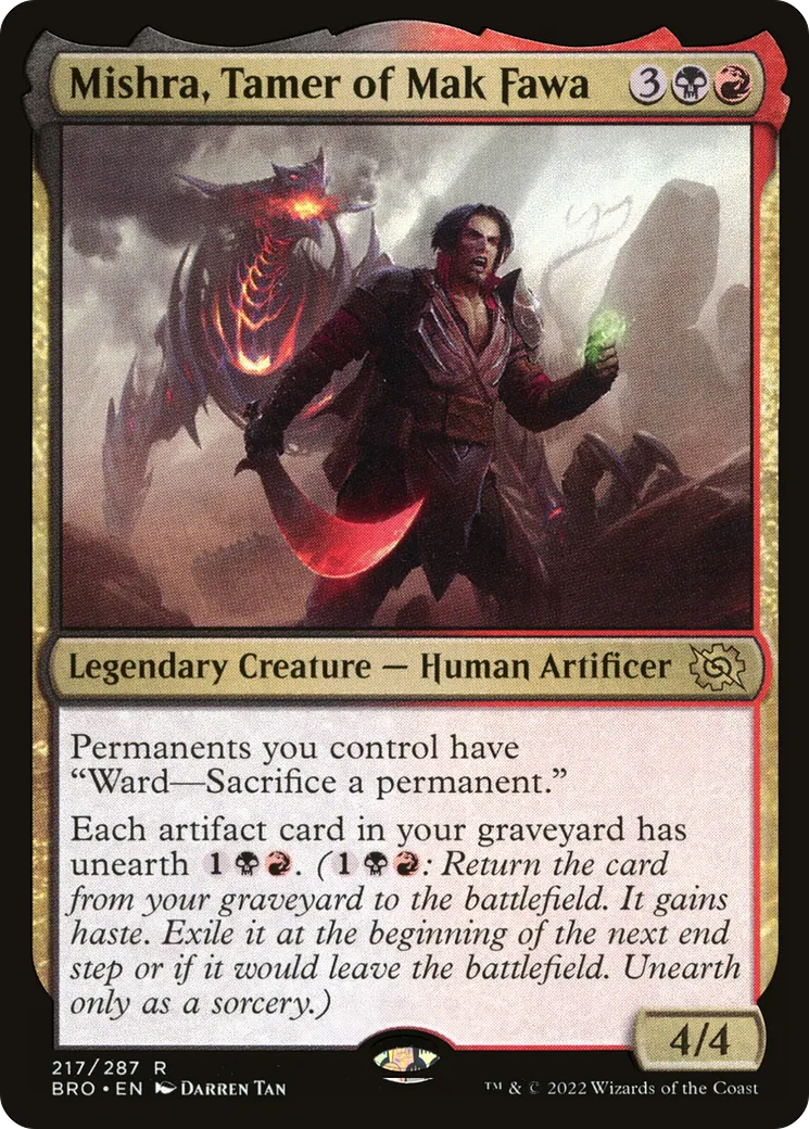Mishra, dresseur de Mak Fawa — The Brothers' War — Magic: The Gathering