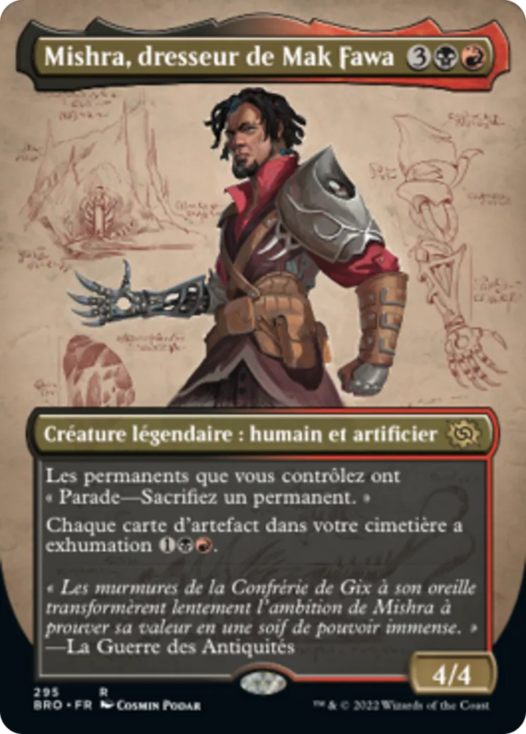 Mishra, dresseur de Mak Fawa — The Brothers' War — Magic: The Gathering