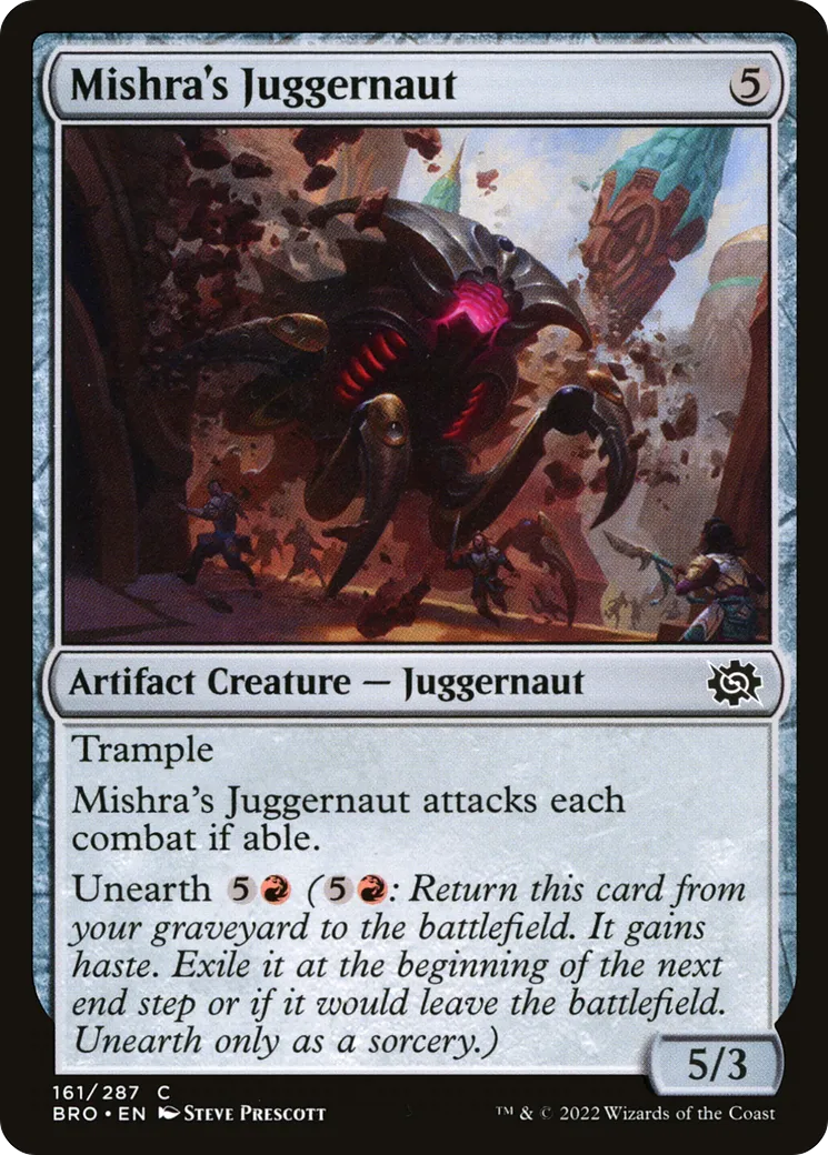 Mishra's Juggernaut — The Brothers' War — Magic: The Gathering