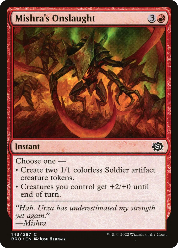 Carnage de Mishra — The Brothers' War — Magic: The Gathering