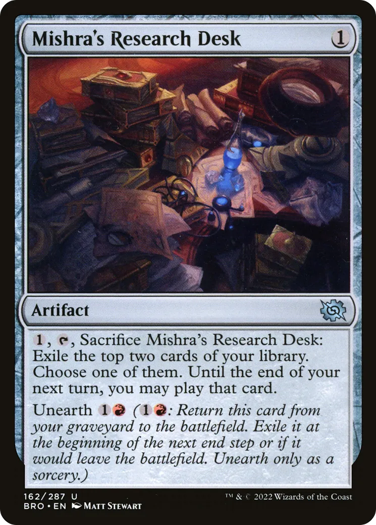 Bureau de recherche de Mishra — The Brothers' War — Magic: The Gathering