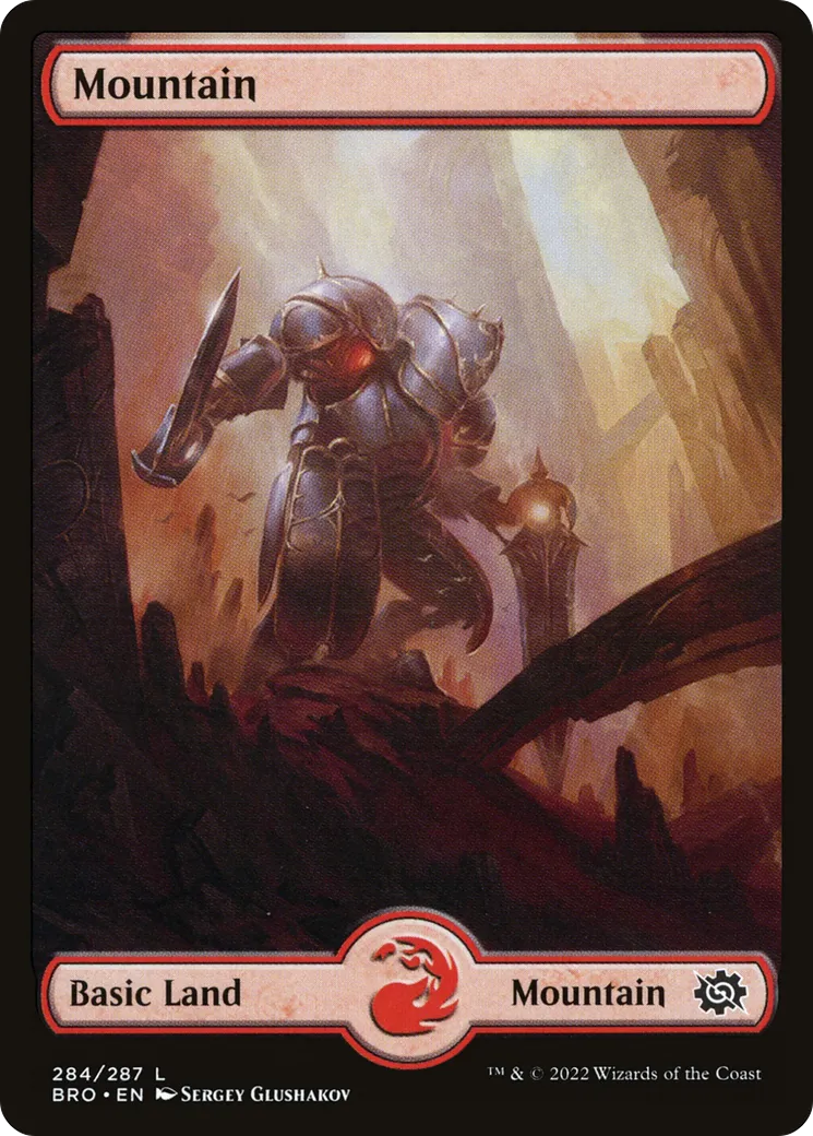 Mountain — The Brothers' War — Magic: The Gathering