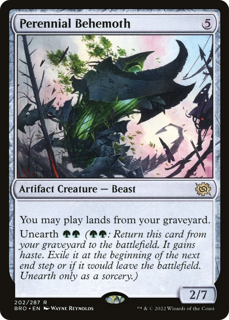 Perennial Behemoth — The Brothers' War — Magic: The Gathering