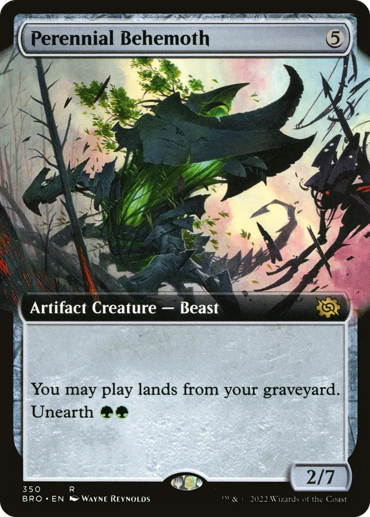 Béhémoth vivace — The Brothers' War — Magic: The Gathering