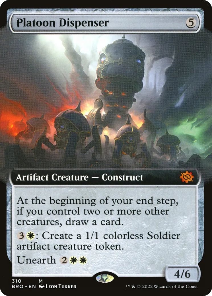 Platoon Dispenser — The Brothers' War — Magic: The Gathering