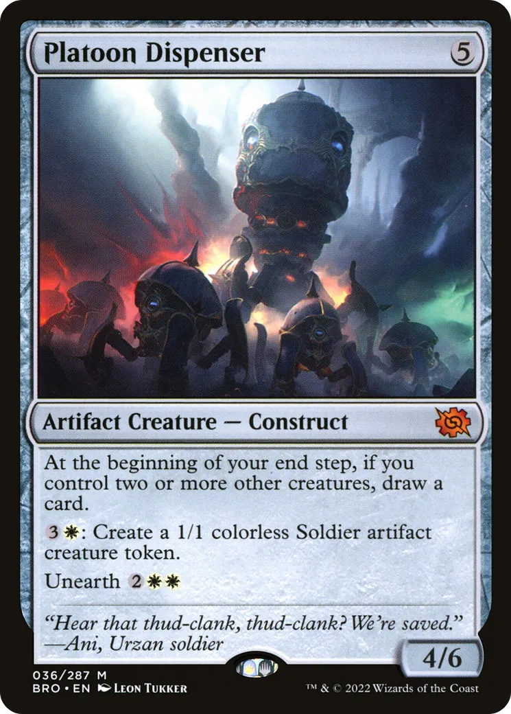 Distributeur de régiments — The Brothers' War — Magic: The Gathering