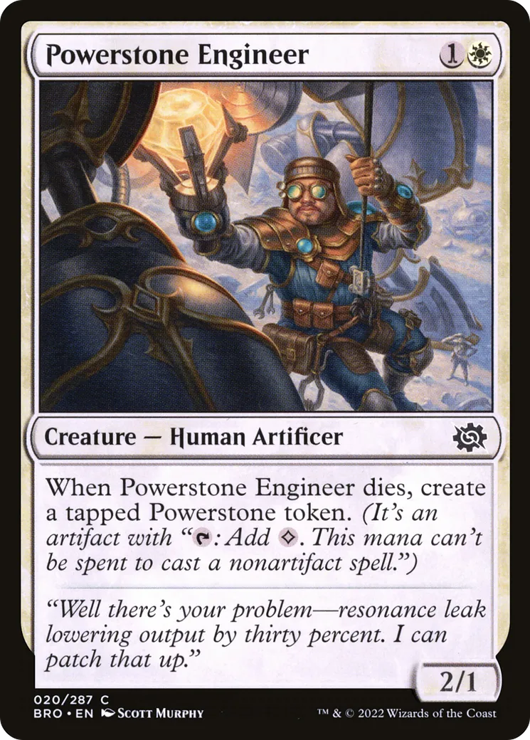 Ingénieur de lithoforce — The Brothers' War — Magic: The Gathering