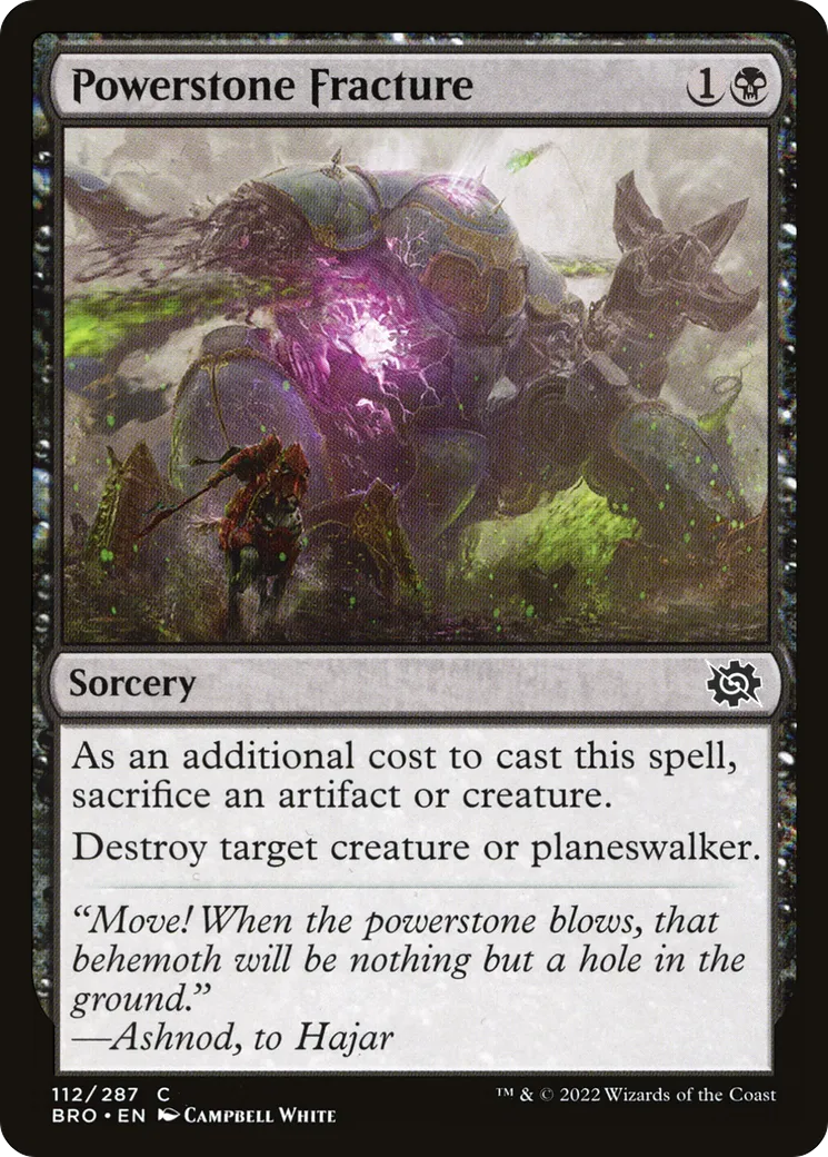 Powerstone Fracture — The Brothers' War — Magic: The Gathering