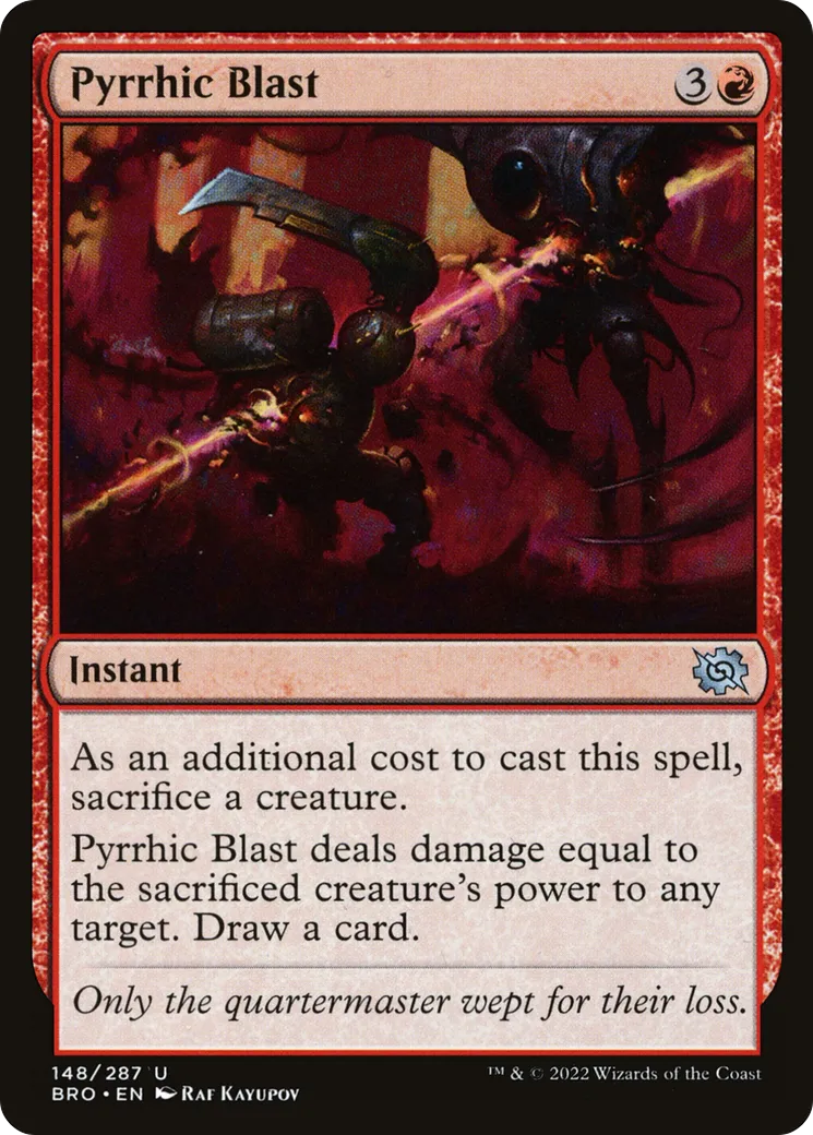 Salve pyrrhique — The Brothers' War — Magic: The Gathering