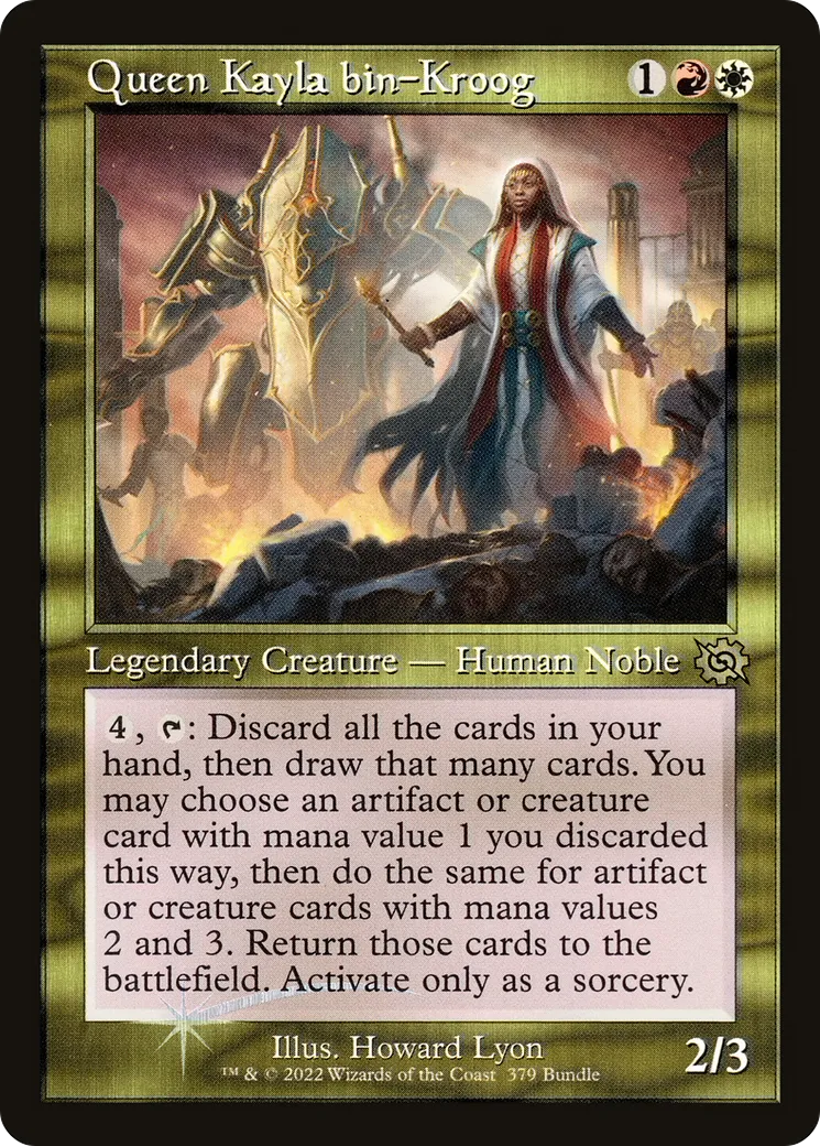 Reine Kayla bin-Kroog — The Brothers' War — Magic: The Gathering
