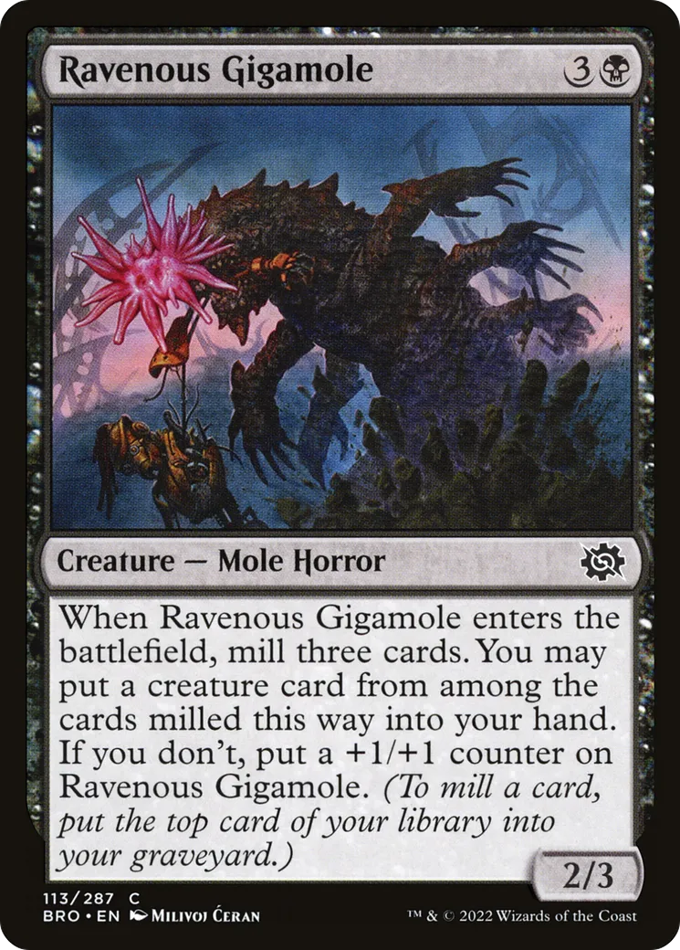 Ravenous Gigamole — The Brothers' War — Magic: The Gathering