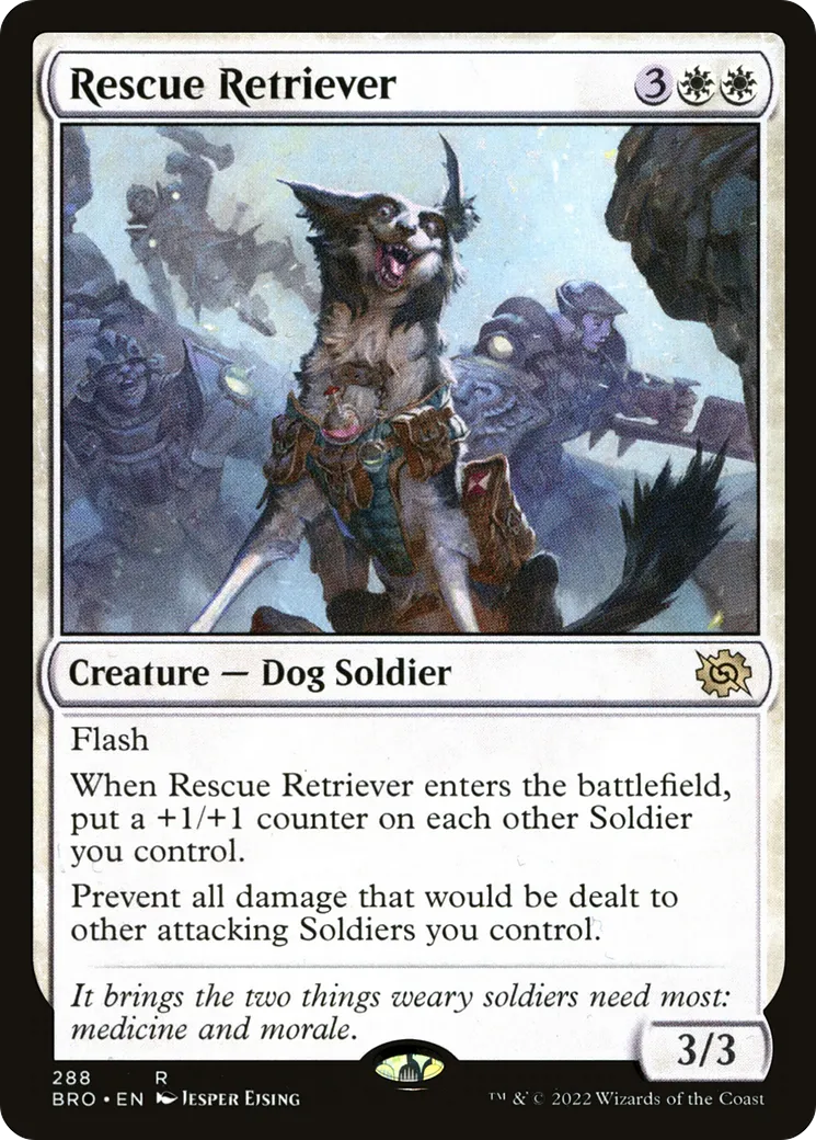 Rescue Retriever — The Brothers' War — Magic: The Gathering