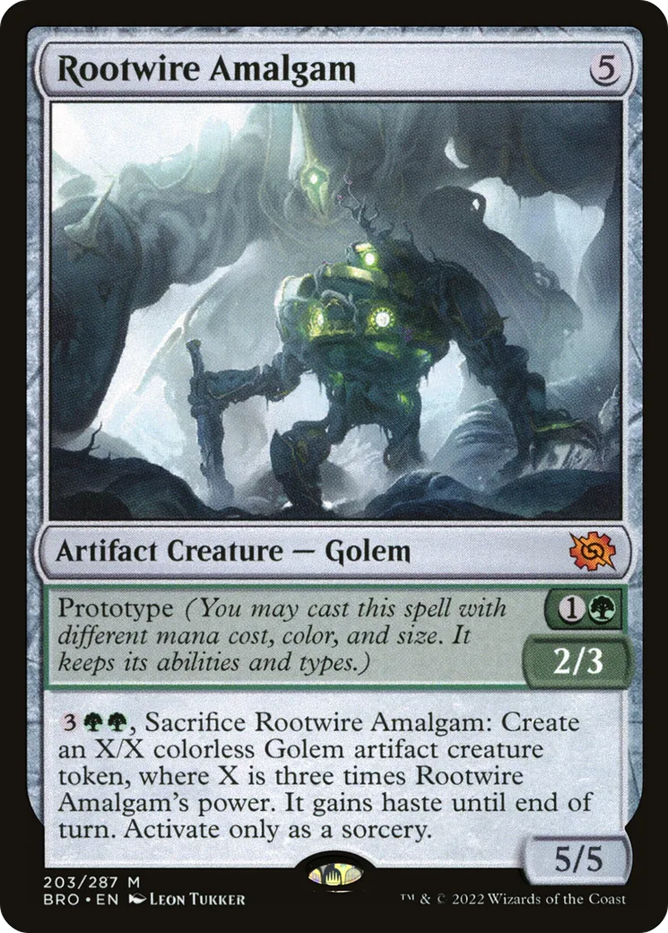 Amalgame câbleracines — The Brothers' War — Magic: The Gathering