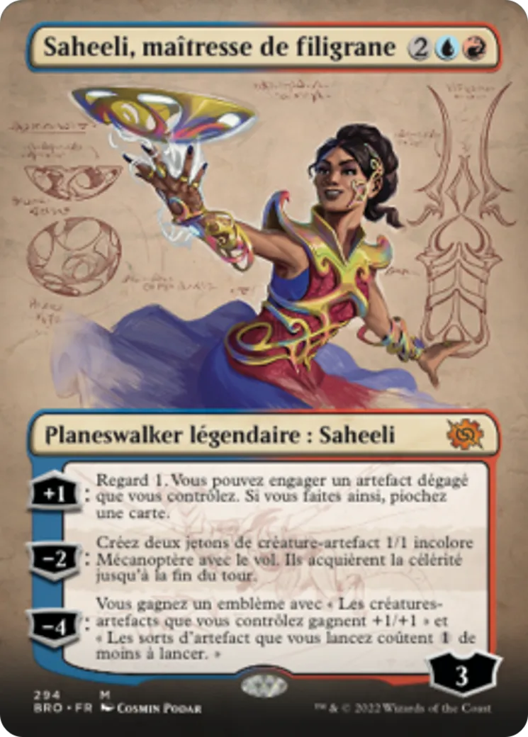 Saheeli, maîtresse de filigrane — The Brothers' War — Magic: The Gathering