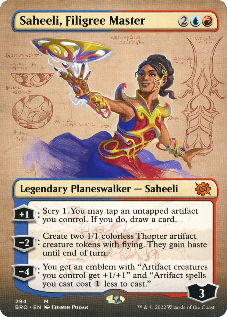 Saheeli, Filigree Master — The Brothers' War — Magic: The Gathering