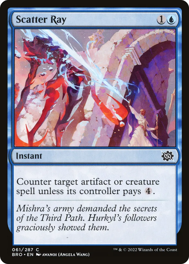 Scatter Ray — The Brothers' War — Magic: The Gathering