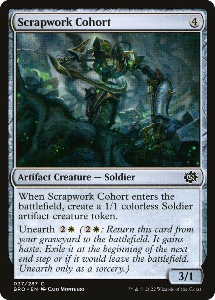Cohorte de ferraille — The Brothers' War — Magic: The Gathering