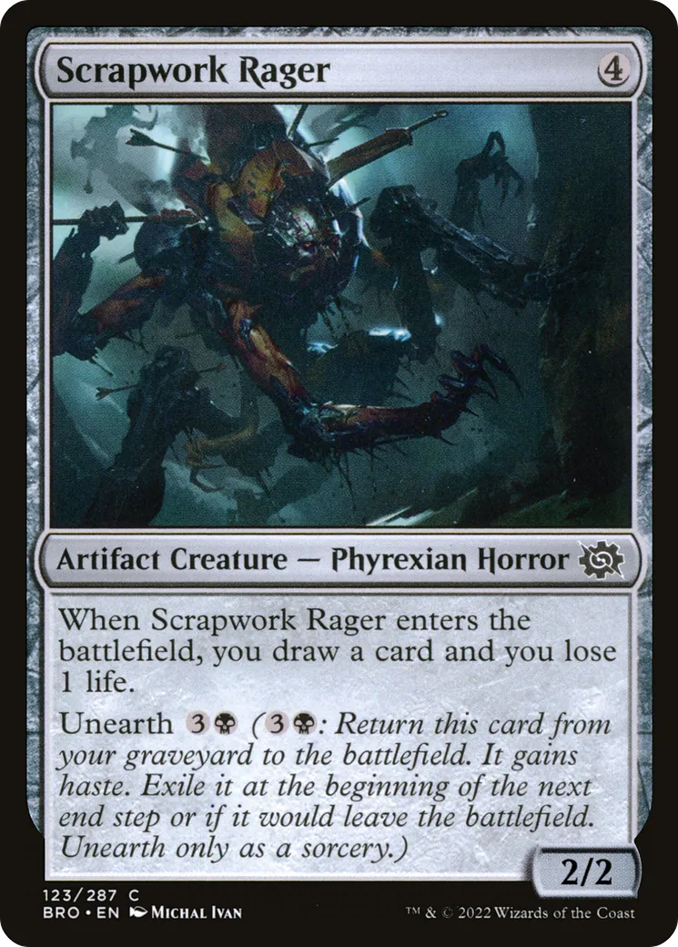 Furie de ferraille — The Brothers' War — Magic: The Gathering