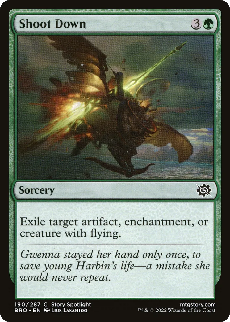 Descendre en flèche — The Brothers' War — Magic: The Gathering