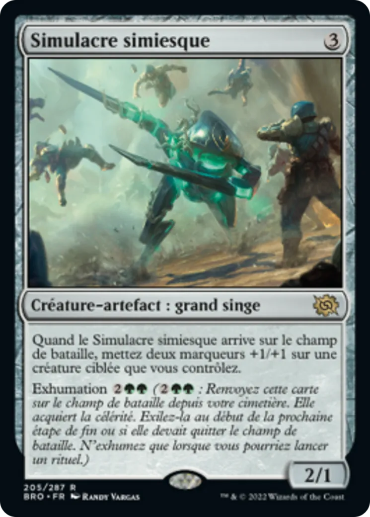 Simulacre simiesque — The Brothers' War — Magic: The Gathering