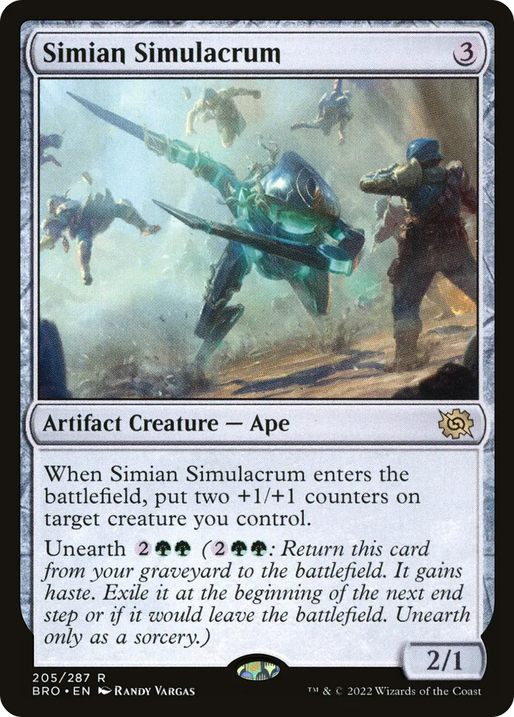 Simulacre simiesque — The Brothers' War — Magic: The Gathering