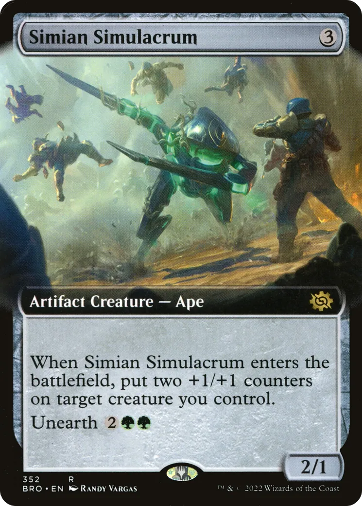 Simulacre simiesque — The Brothers' War — Magic: The Gathering