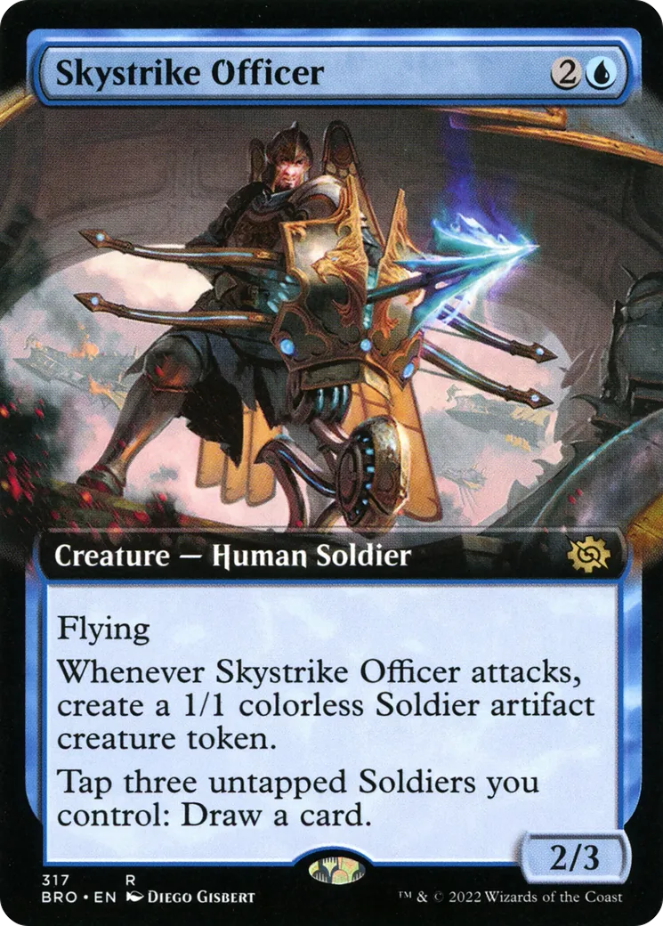 Officier frappeciel — The Brothers' War — Magic: The Gathering