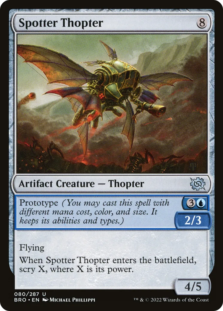 Spotter Thopter — The Brothers' War — Magic: The Gathering