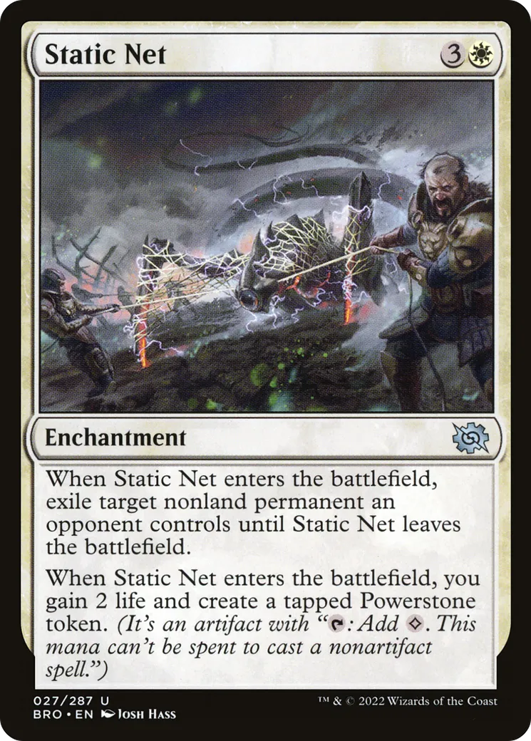Static Net — The Brothers' War — Magic: The Gathering