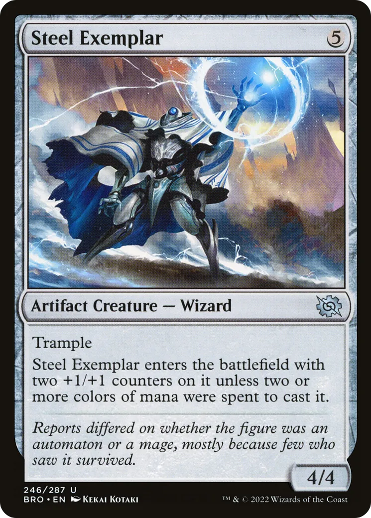 Steel Exemplar — The Brothers' War — Magic: The Gathering
