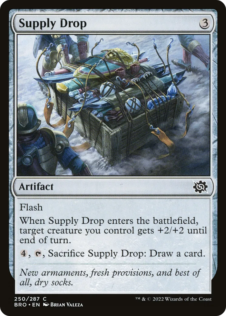 Largage d'équipement — The Brothers' War — Magic: The Gathering