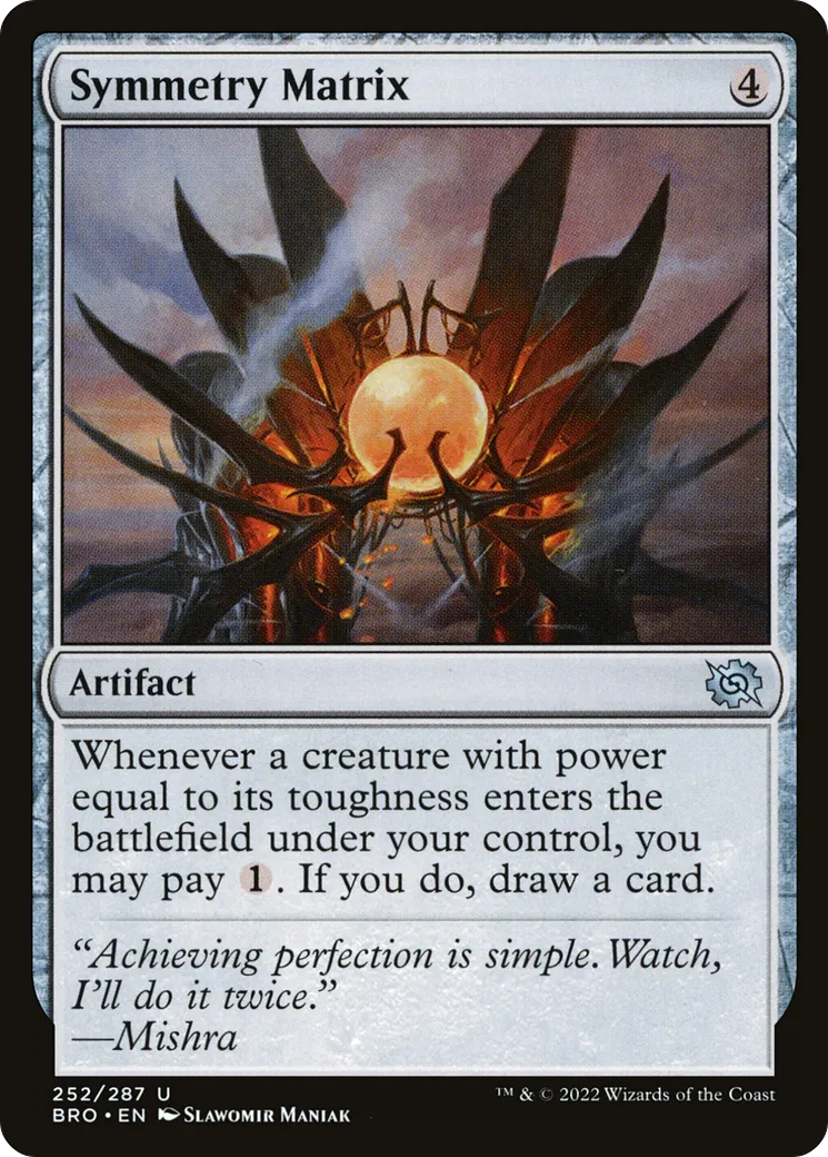 Matrice de symétrie — The Brothers' War — Magic: The Gathering