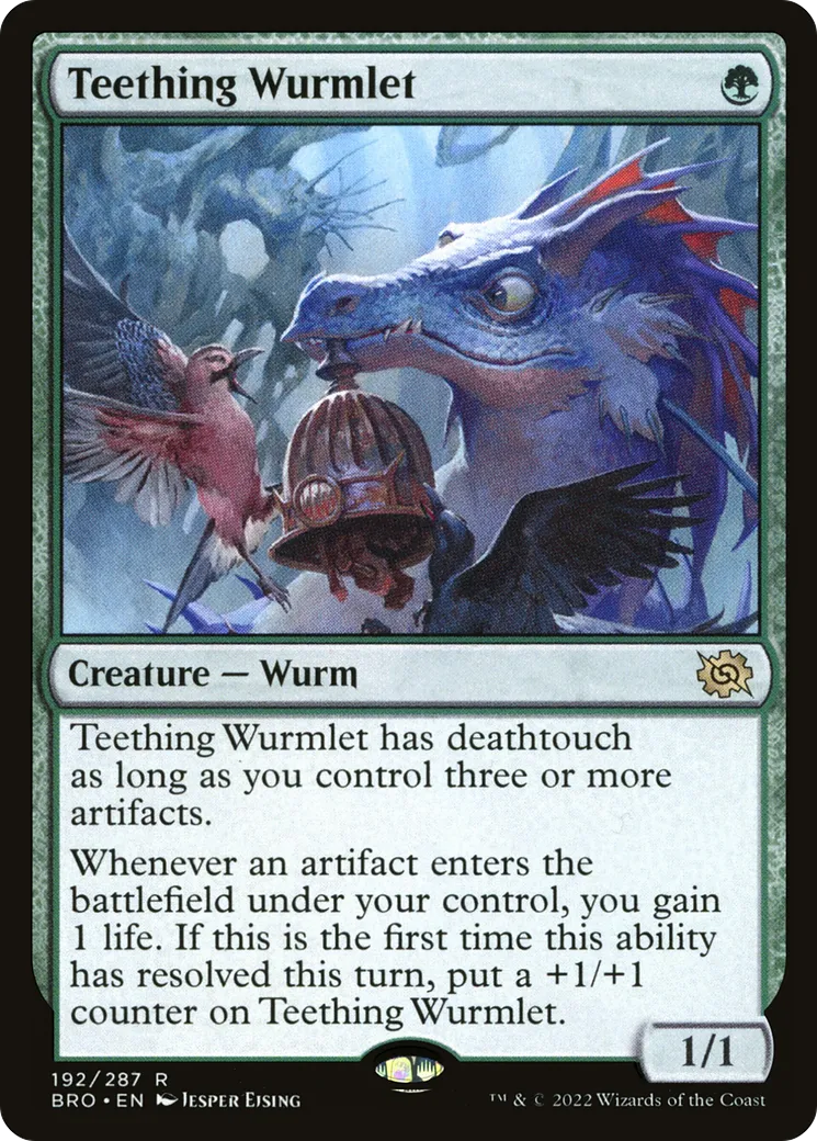 Teething Wurmlet — The Brothers' War — Magic: The Gathering